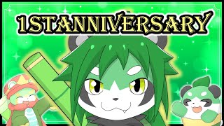 【一周年】これまでもこれからも！【パンダVtuber/翠浜リプル】
