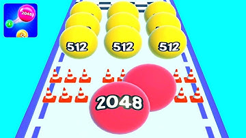 2048 Runner Balls: Ball games ! All Levels Gameplay (141-147) android,ios