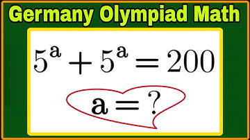 Germany| A Very Nice Brain Buster Olympiad  Math Problem| Can you solve this? #matholympiad #math