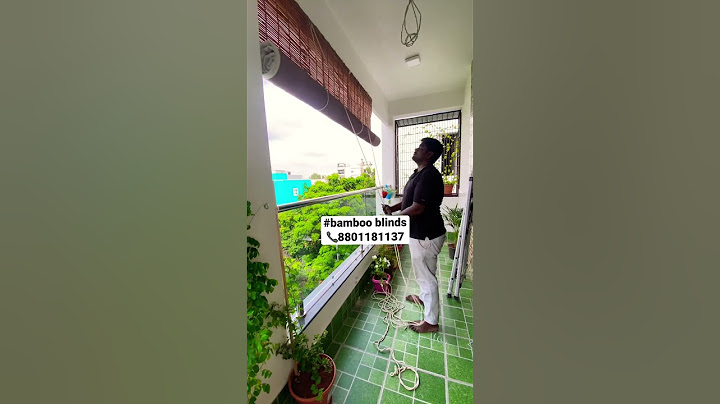 Bamboo blinds for balcony, home windows, restaurant n hotels #bambooproducts #bambooblinds #bamboo