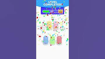 Color Hoop Stack Level 08 |Mobile Game Player | Android #Short