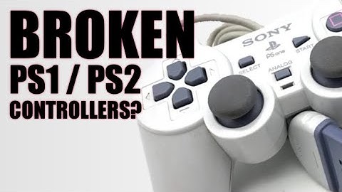 How to fix a broken or rattling PS1 / PS2 control pad