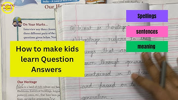 How to make kids learn Question Answer || बच्चों को प्रश्न उत्तर कैसे याद करवाएं