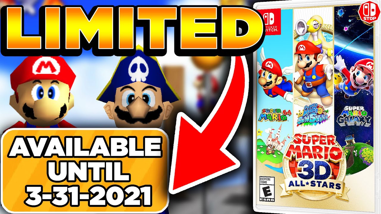 Why Super Mario 3D Allstars Is A LIMITED Time RELEASE! (Explained) - YouTube