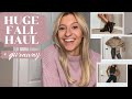 HUGE FALL TRY-ON HAUL + giveaway