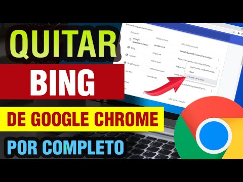 Cómo QUITAR Bing de Google Chrome 2022 por completo