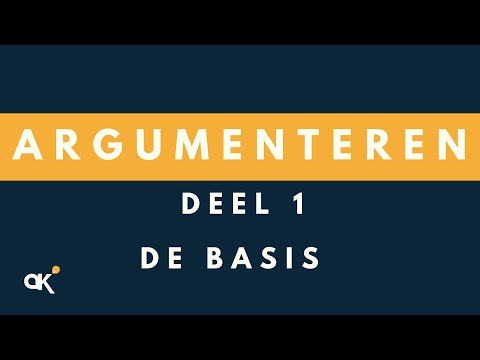 Video: Hoe Argumenteren?