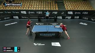 Mateja Jeger vs Yana Noskova | WTT Contender Novo Mesto 2021 | WS | R32