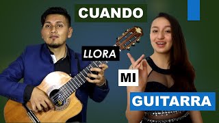 CUANDO LLORA MI GUITARRA cover /Diego Barrera FEAT María José Villalba chords