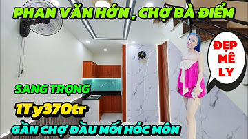 NHÀ HÓC MÔN RẺ QUÁ: 1 Lầu ngay chợ đầu mối hóc môn, gần phan Văn hớn #nhahocmon 