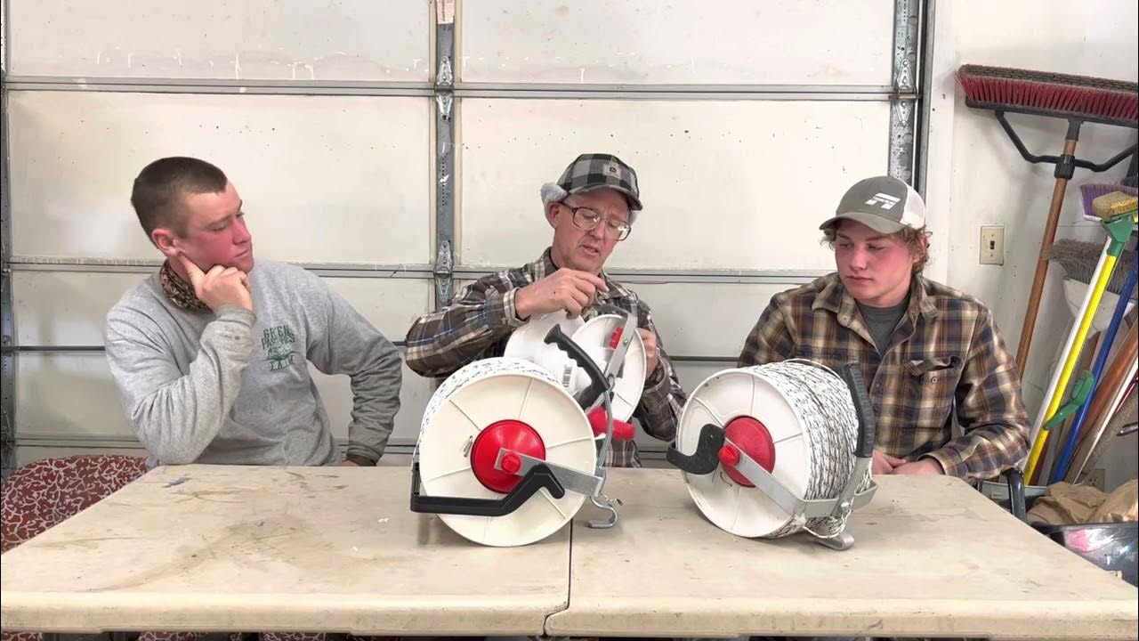 Greg and the boys discuss differences in geared poly braid reels