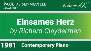 Einsames Herz - Richard Clayderman (Paul de Senneville) Contemporary Piano