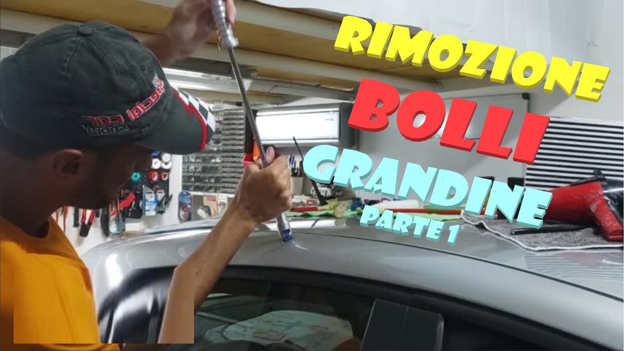 Tira bolli grandine fai da te PDR Paint Dent Removal Self Made Parte 1 