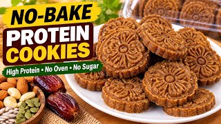 No-Bake Protein Cookies | High Protein Nut & Seed Cookies | No Refined Sugar, No Oven screenshot 5
