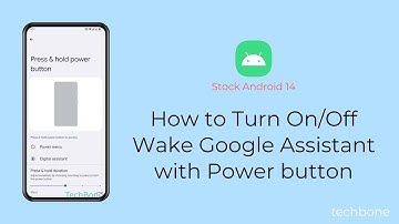 How to Turn On/Off Wake Google Assistant with Power button [Android 14]