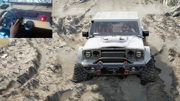 Project 20 67 Offroad Mud Drive SnowRunner 4K Logitech g29 and Shifter gameplay
