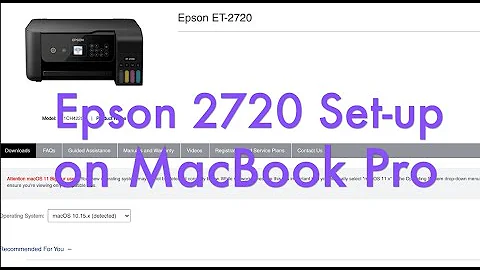 Epson Ecotank 2720 set up sublimation printer Mac and Drivers Settings