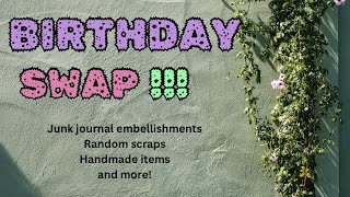 #Giveaway & Happy Birthday Happy Mail swap!