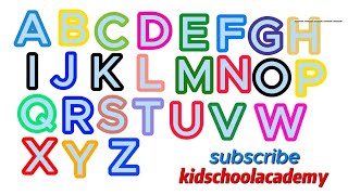 Learning English alphabet  ABC Letters and Basic English Vocabulary