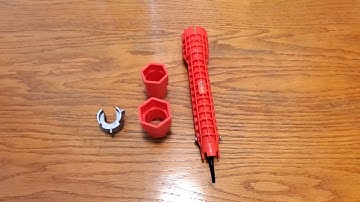 Gootsteensleutel - 8-in-1 multifunctioneel