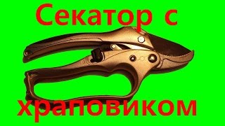 Секатор с храповым механизмом /pruner(Для резки толстых веток очень удобен секатор с храповым механизмом. Можно резать как влажную, так и сухую..., 2015-03-30T20:25:20.000Z)