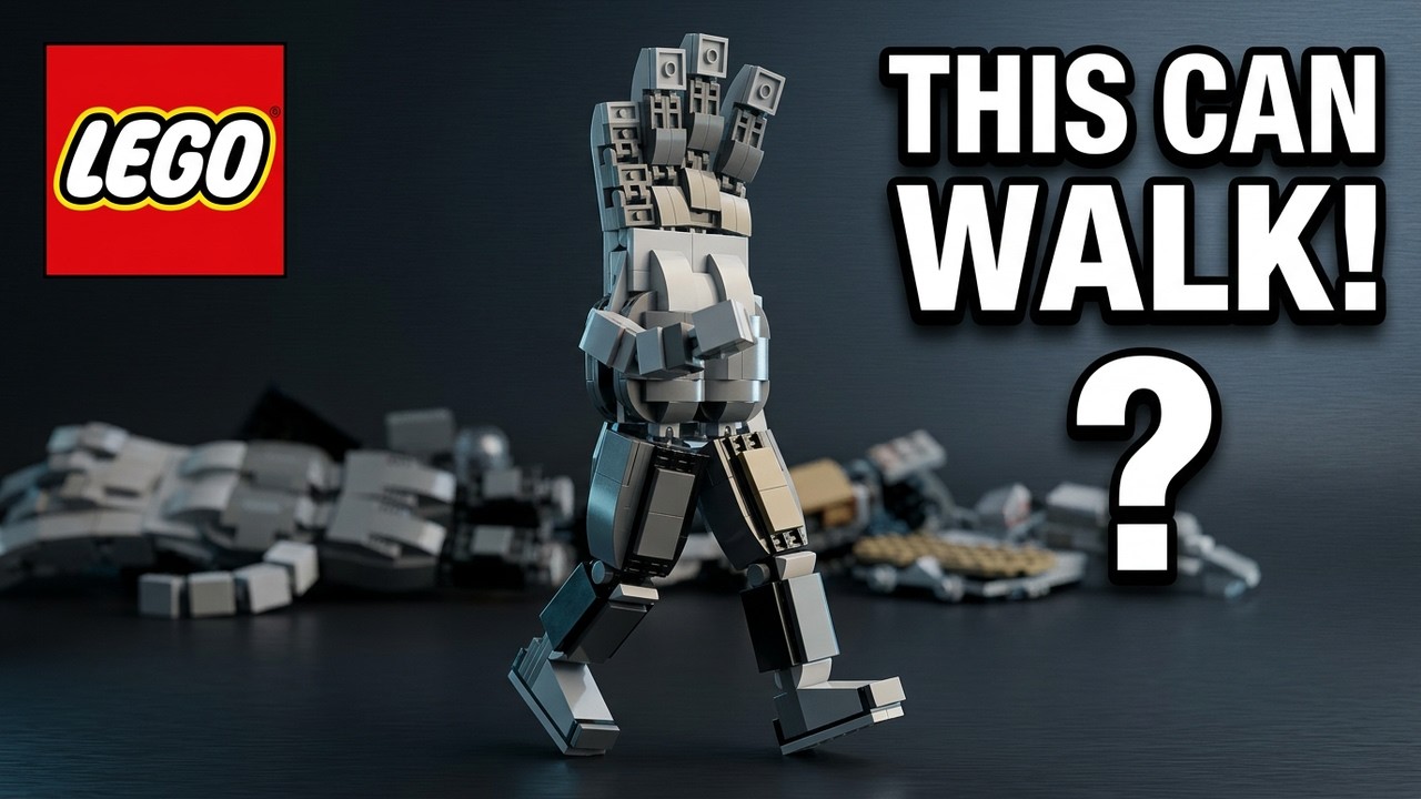 Lego Hand Tutorial Custom LEGO Robot Hand with Legs Build - YouTube