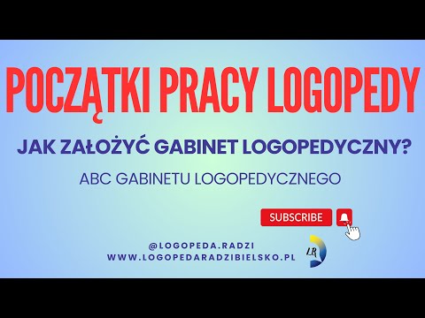 Wideo: Jak Otworzyć Gabinet Logopedyczny