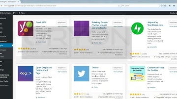 How To Install the Official Twitter Plugin in WordPress?
