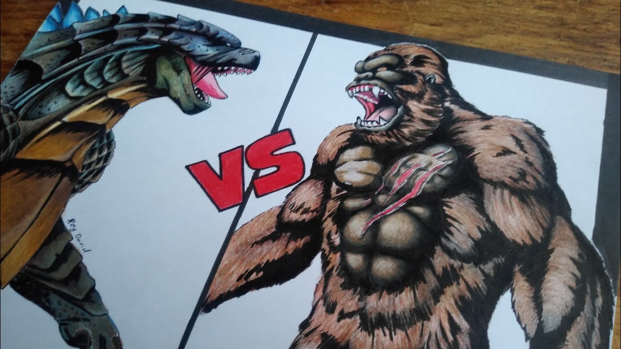 Godzilla vs Kong Dibujo - thptnganamst.edu.vn