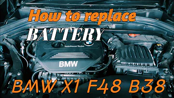 Où est la batterie sur un BMW x1 ?