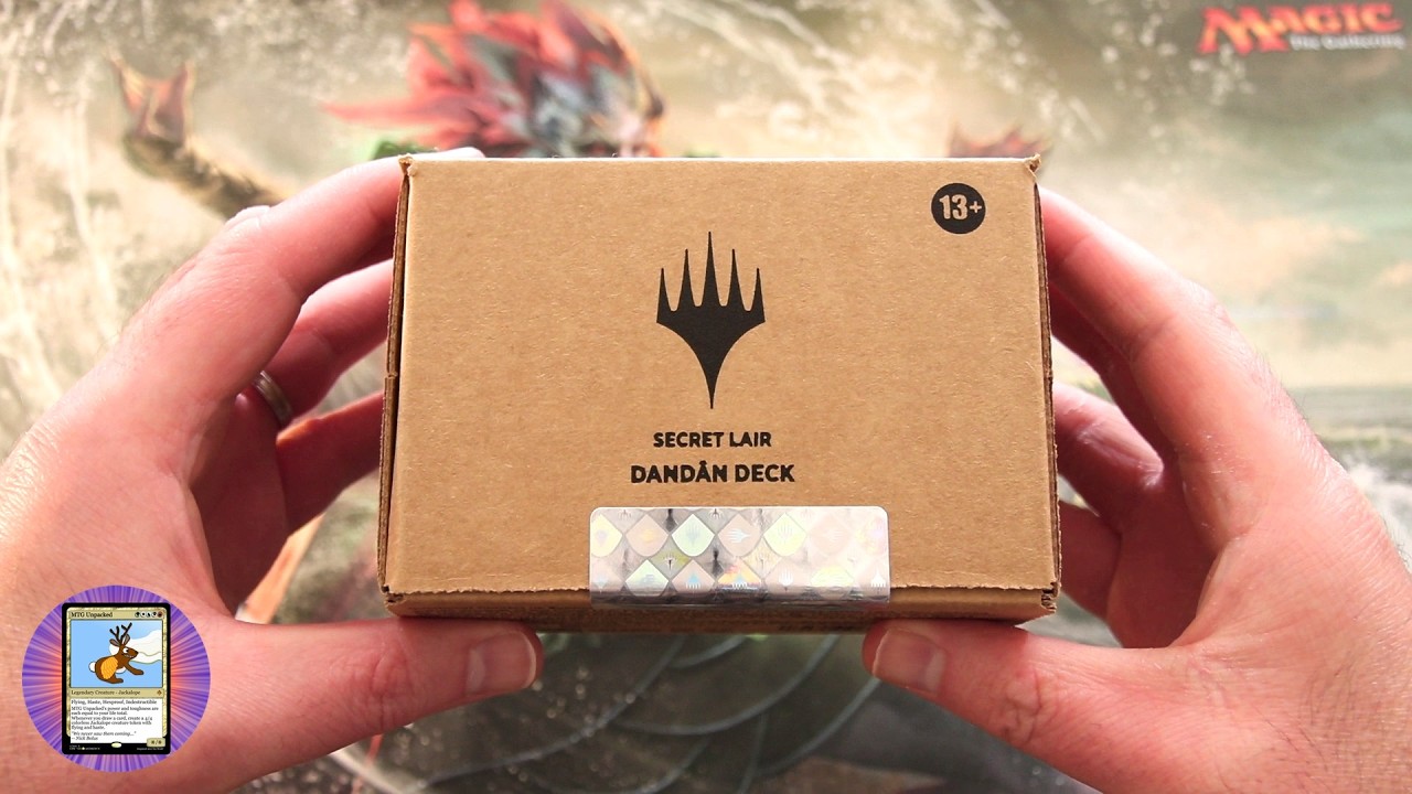 MTG Secret Lair: Dandan Deck Unboxing - YouTube