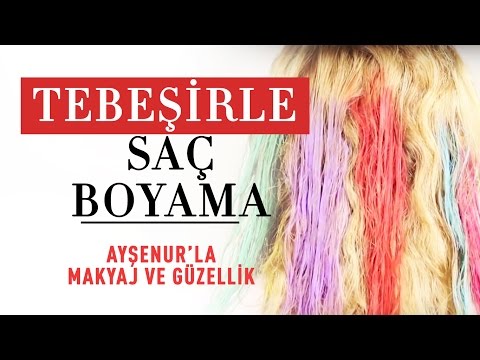 Video: Saçınızı Tebeşirle Nasıl Boyarsınız (Resimlerle)