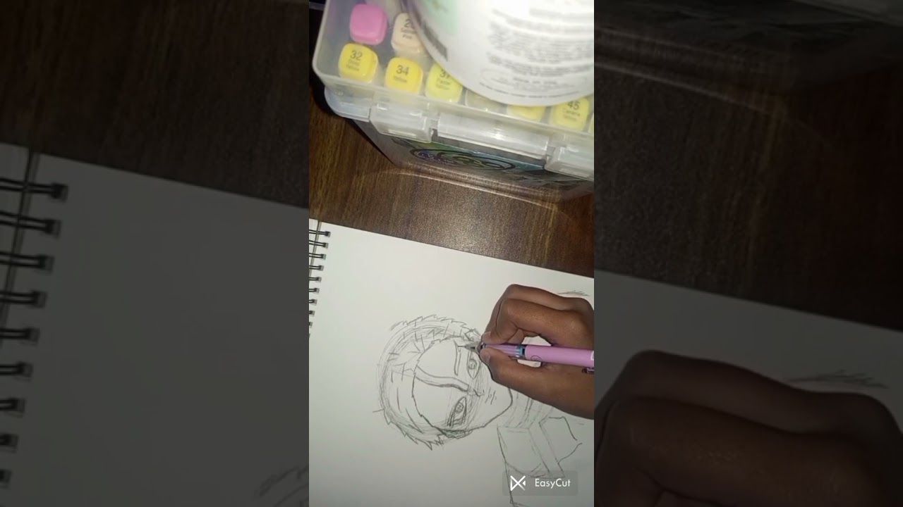 part 6 How to draw akaza A4 