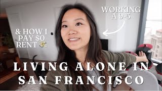 a day working in big tech ‍ in san francisco  | living alone at 24