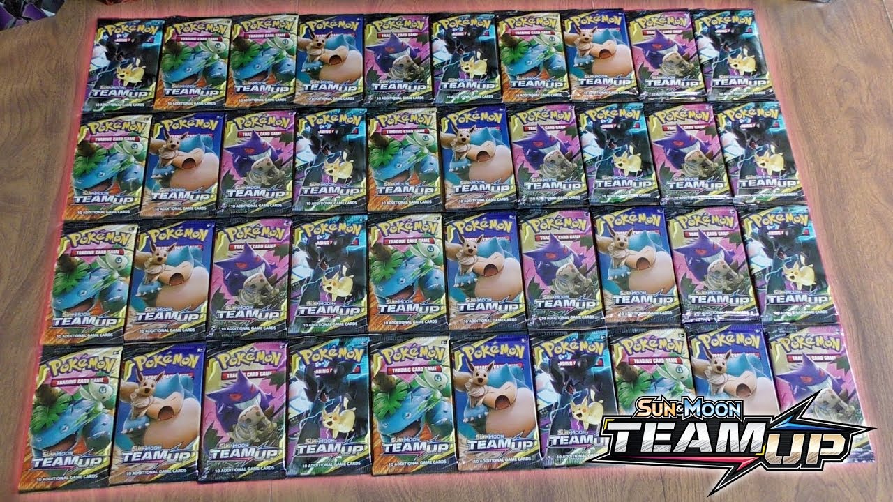 40 Team Up Booster Pack Opening