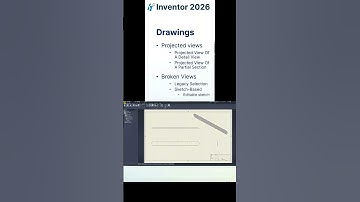 Project View & Broken View Updates in Inventor 2026