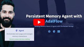 Celebrity Building Memory-Aware AI Agents with AdalFlow | Persistent Memory, JSON Store & Multi-Session Profile