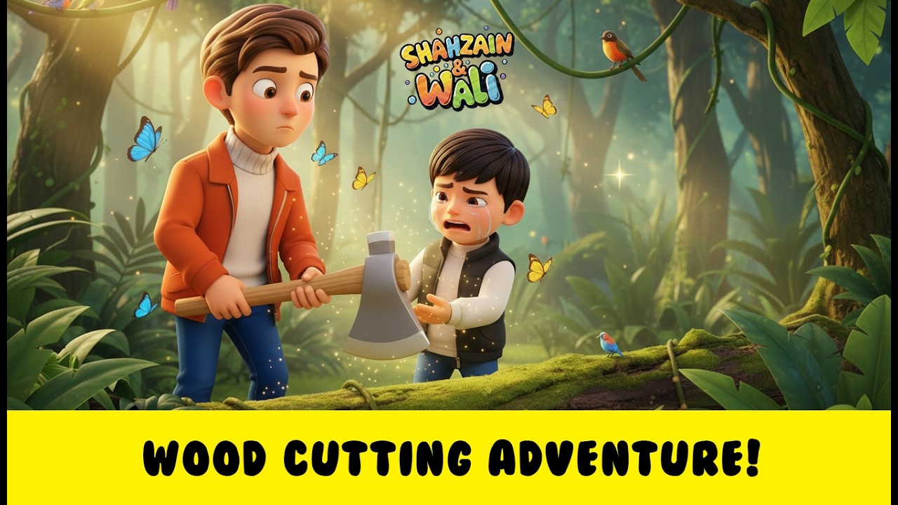 Shahzain & Wali Jungle Adventure 🌳 | Kids Moral Story • Kids • Jungle • Moral • Fun
