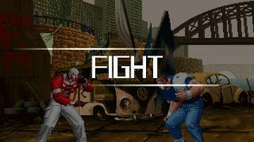 KOF AOG - Request: O. Chris, O. Yashiro & O. Shermie vs Heavy D!, Brian & Lucky