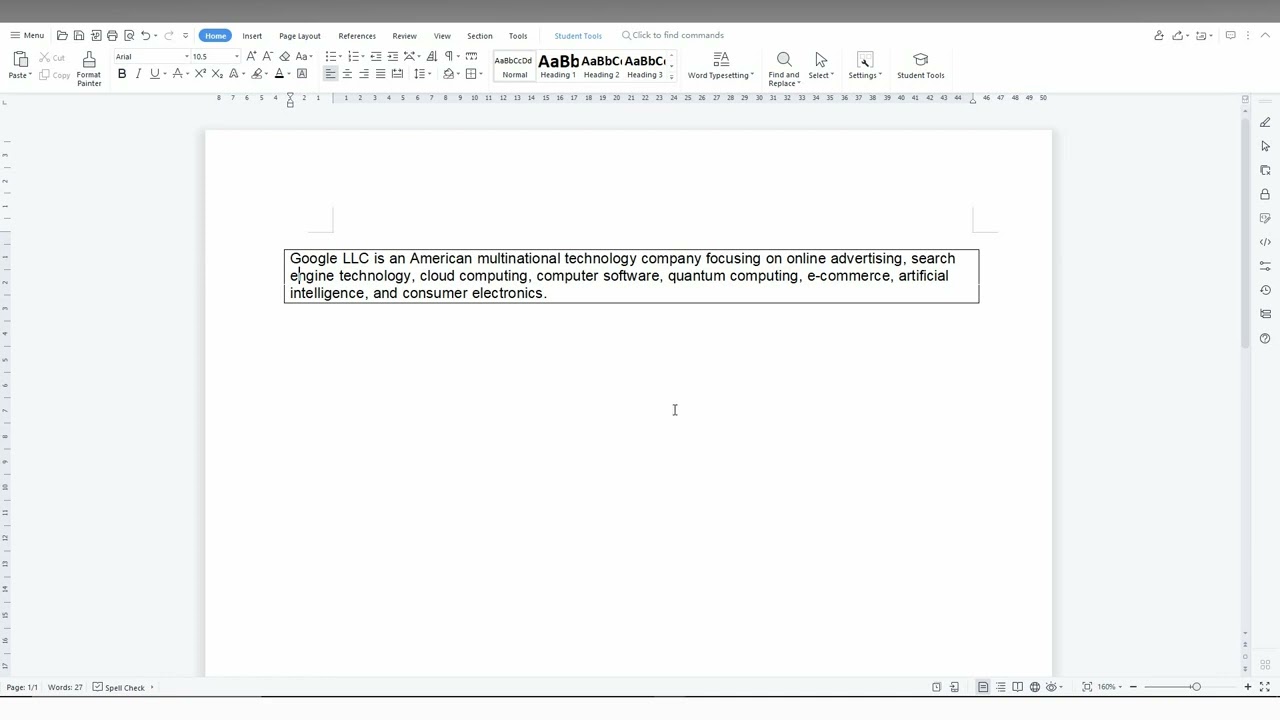 How to in create line box or border  wps office writer