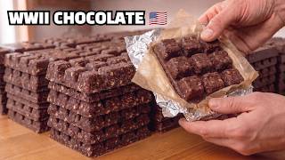 The Forgotten WWII Army Chocolate Bar That Lasts for Years