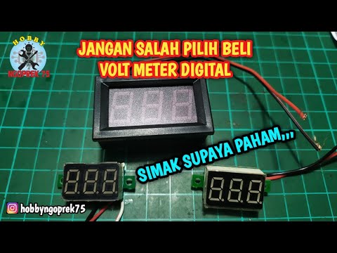 Video: Apakah ukuran voltmeter digital?