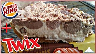 BURGER KING® PIE MADE WITH TWIX® REVIEW! 🍔👑🍫