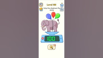 Dop 5 Level 135 Help the elephant fly away #puzzle