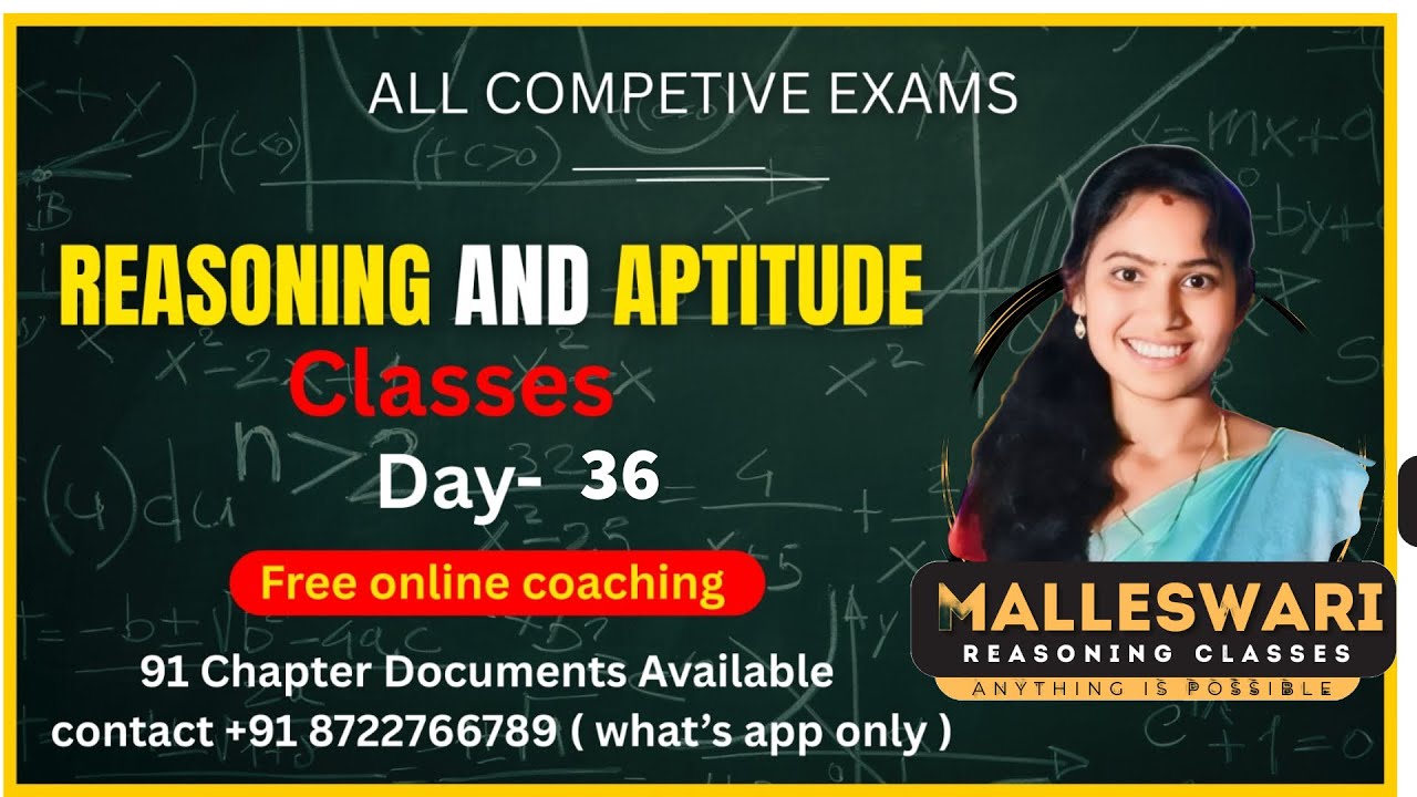 Day 36// Logical reasoning//Free online classes//All competitive exams