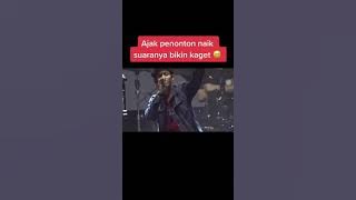 Ariel noah ajak penonton naik daan suaranya bikin kaget woii😭