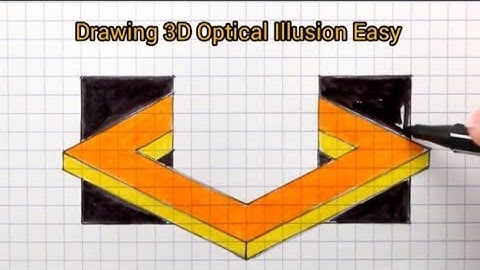 This 3D Illusion Will Trick Your Eyes 👁️✨ | Easy Drawing Hack #art #design