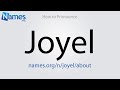 How to pronounce joyel