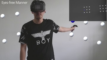 Eyes-Free Target Acquisition in Interaction Space around the Body for Virtual Reality