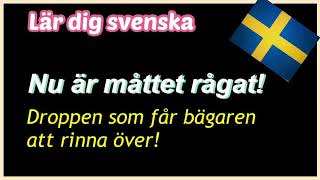 Lär dig svenska - Idiomatiska uttryck - Typiskt svenskt!